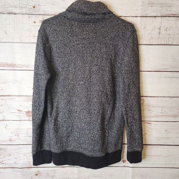 J.Crew Dark Grey Men's Outerwear Fleece Button Up Sweater Cardigan...XS - Picture 2 of 7